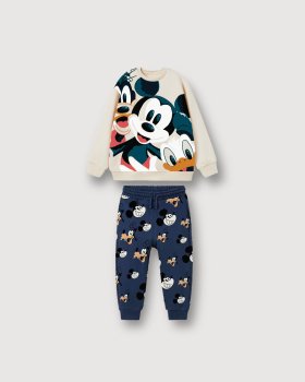 Üst ve Alt Mickey Baskılı Takım 