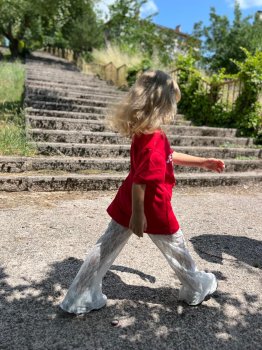 Dantel Kız Çocuk Pantolon 