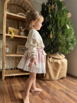 Karnaval Katlı Kız Çocuk Etek 