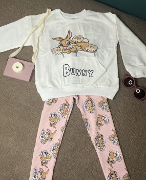 Bunny Baskılı Eşorfman Takım