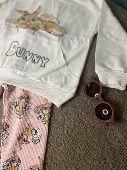 Bunny Baskılı Eşorfman Takım