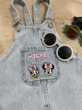 Baskılı Demin Jile Elbise