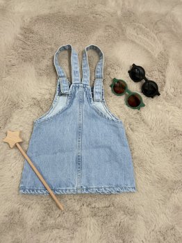 Baskılı Demin Jile Elbise