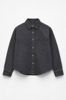 La'ciel Paris Antrasit Demin Gömlek 