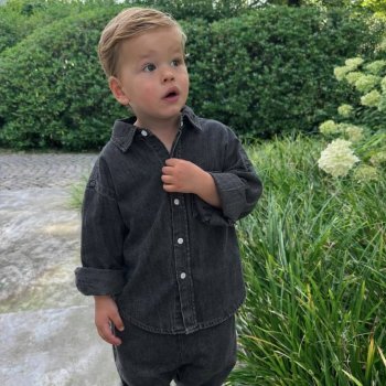 La'ciel Paris Antrasit Demin Gömlek 