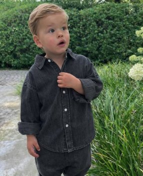 La'ciel Paris Antrasit Demin Gömlek