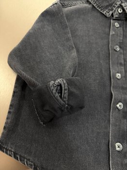 La'ciel Paris Antrasit Demin Gömlek 