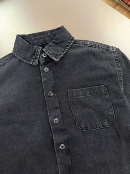 La'ciel Paris Antrasit Demin Gömlek 