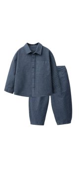 La'ciel Paris Dokuma Gömlekli Oversize Unısex Takım 