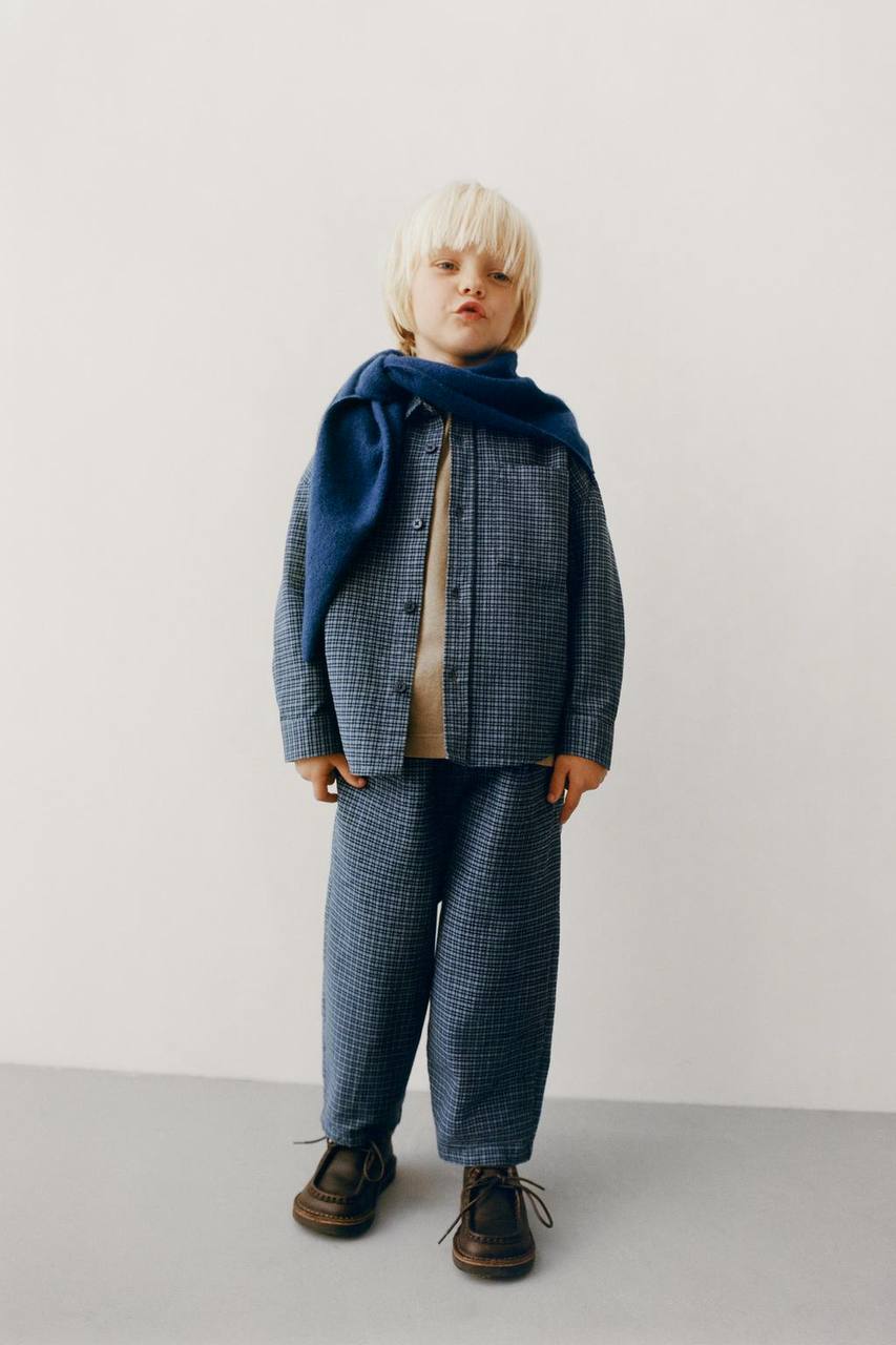 La'ciel Paris Dokuma Gömlekli Oversize Unısex Takım 