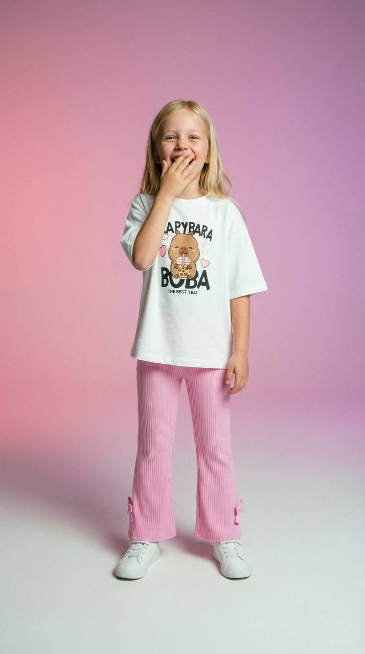 CAPYBARA %100 Pamuk Yazlık Takım 