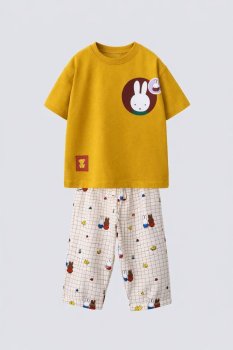 Tavşan Desenli Yazlık Takım