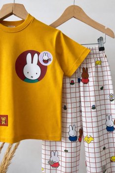 Tavşan Desenli Yazlık Takım