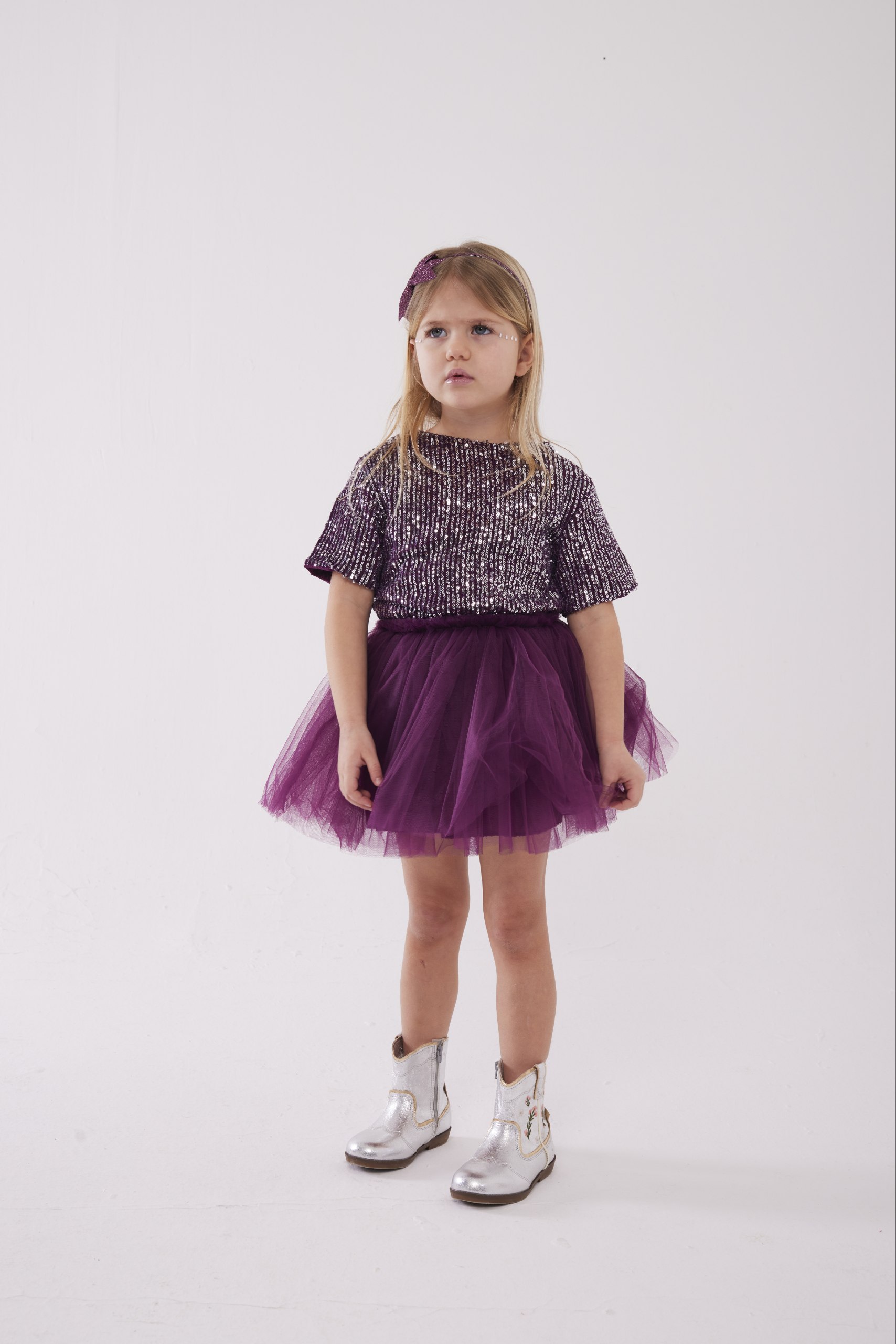 Mürdüm Tütü Etekli- Pullu Takım 