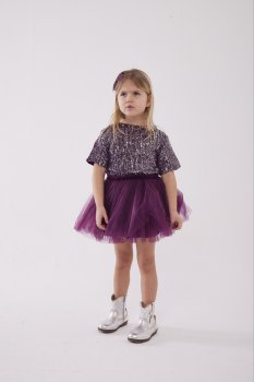 Mürdüm Tütü Etekli- Pullu Takım 