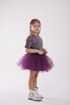 Mürdüm Tütü Etekli- Pullu Takım 