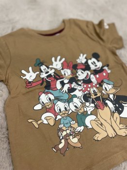 Kahve Disney Baskılı Basic