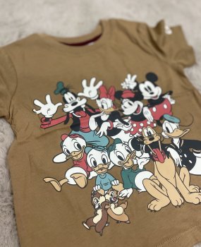 Kahve Disney Baskılı Basic
