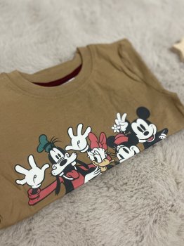 Kahve Disney Baskılı Basic