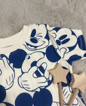 Beyaz Mavi Mickey Basic