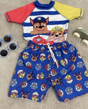 Paw Patrol Baskılı Erkek Mayo
