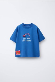 Mavi Keep Going Tişört