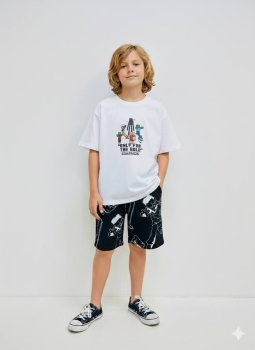 Minecraft Şortlu Takım