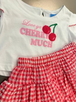 La'ciel Cherry Crop Etekli Takım 