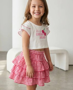 La'ciel Cherry Crop Etekli Takım