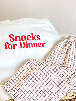 Unisex SNACK'S DİNNER Takım