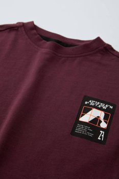 Bordo Gofre Jogger Takım 