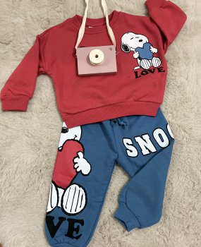 Snoopy Baskılı Takım