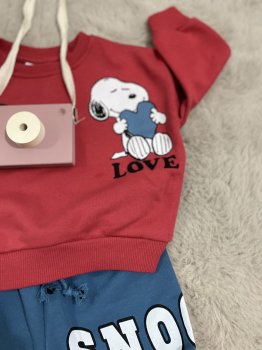 Snoopy Baskılı Takım 