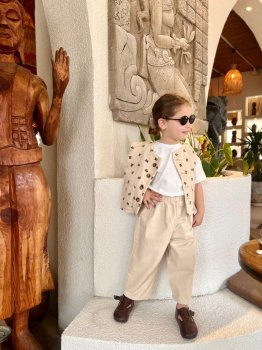 Krem Renk Balon Jean 