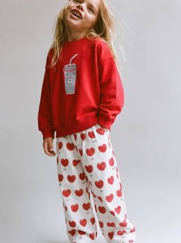 La'ciel Paris Baskılı Sweatshirt