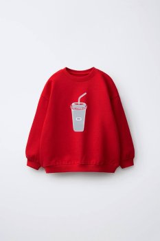 La'ciel Paris Baskılı Sweatshirt
