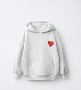 Kare Kalp Detay Sweatshirt