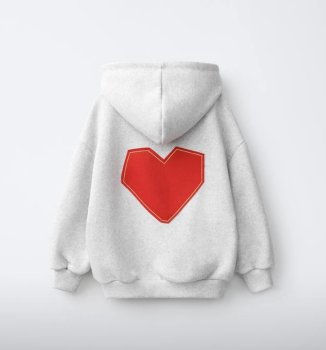 Kare Kalp Detay Sweatshirt