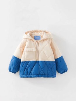 La'ciel Paris Unisex Kapüşonlu Kapitone Mont