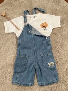 Mavi Şortlu Demin Slopet