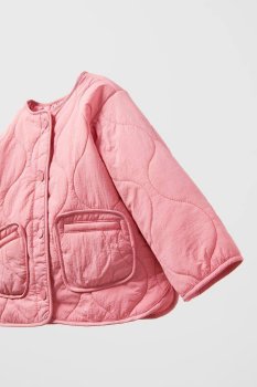 Pembe Kapitoneli Ceket